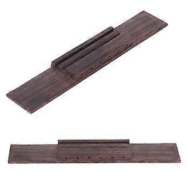 Trä 6-strängad folkgitarr stall nedre trä sadlar gitarr stall nedre sträng kudde akustisk gitarr stall tillbehör Squeeze code Flat code