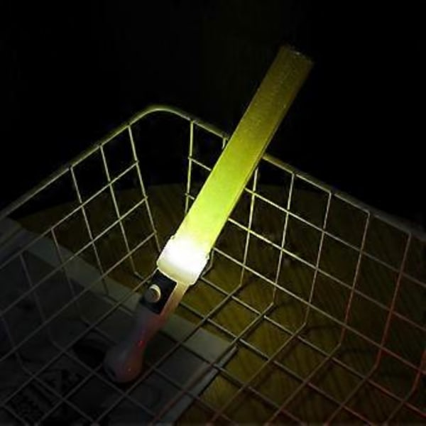 3 Moduser Blinkende LED Lysstaver Slanke Selvlysende Staver Lysende Leker Sikkerhetslys Partyutstyr Holdbar Rosa Pink