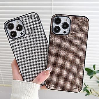 Solid Color Diamond TPU-telefoncover til iPhone 11 Pro Max Silver