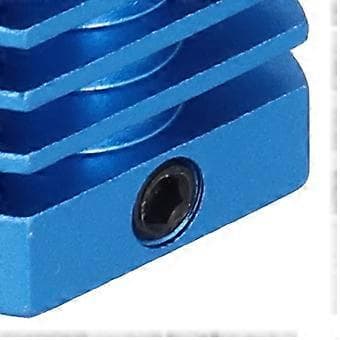 5 stk. 3D-printer køleplade radiator aluminiumslegering spredningsblok ekstruder MK10 E3DV6 ( )