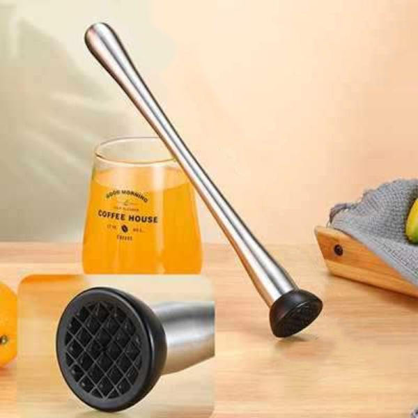 Rostfritt stål Cocktail Grinder Bar Mash Press Mixer Ideal Barte