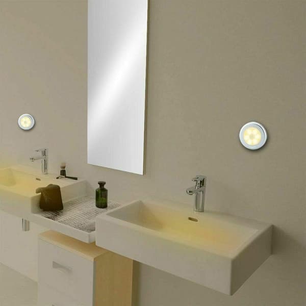 6 LED underskapslys, trådløst bevegelsessensor vegglys for