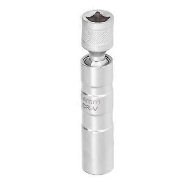 Tändstiftshylsa Magnetisk 3/8 Universal Tunnvägg 12 Punkts Borttagning Installationsverktyg 14mm / 0.55in ( )