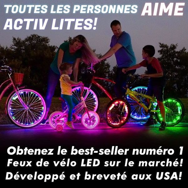 2-pack Däck LED Cykelhjul Lampor! Bli Ljusare och Synlig f