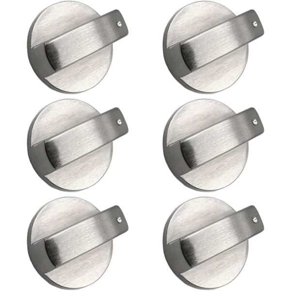 Fixeringshål diameter 8 mm Set med 4 silvermetallknoppar för gascoo