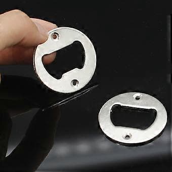 50 Sæt Flaskeåbner Indsats, Rustfrit Stål Rund DIY Flaskeåbner Hardware Kit Hardware Dele Sup