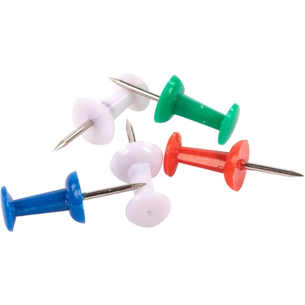 80-pack pins, anslagstavla pins, färgglada H-formade pins, tumme