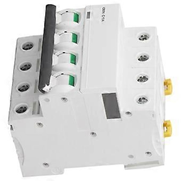 4P Miniatyrkretsbrytare Pa66 DIN-skena Montering Kretsbrytare 400V Lågspänning 6000A BrytförmågaC10A(10A) ( )