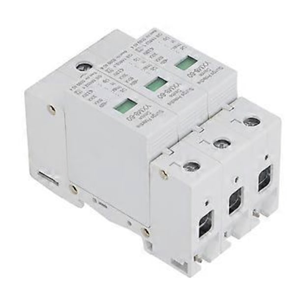 3P Överspänningsskydd Flamskyddande PC-material Spänningskyddsbegränsare Modul 60KA 420V ( )