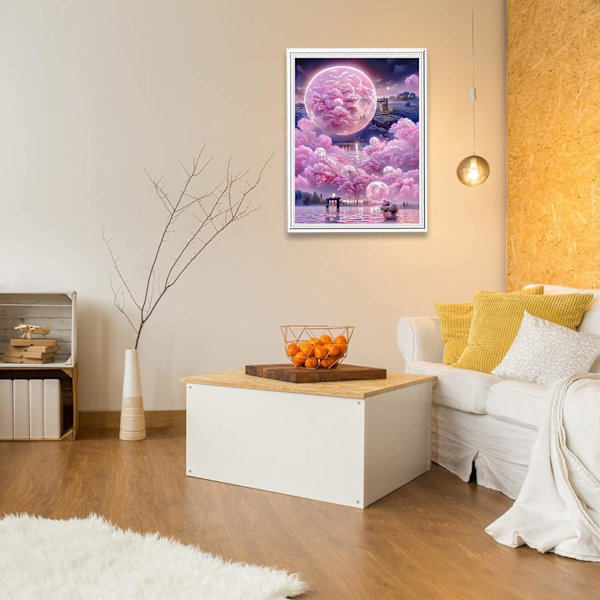 30 × 40 cm DIY Diamantmaleri Fuld Bor, 5D Diamantmaleri efter