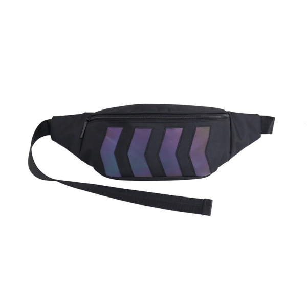 Bältesväska Luminous Holographic Sling Bag Midjepaket för kvinnor män