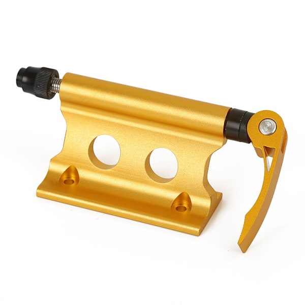 Sykkelstativ for terrengsykkel, hurtigkobling for gaffel, fast klips bagasjebrett, bilplasseringsstativ, gul, 2 stk Yellow 2Pcs