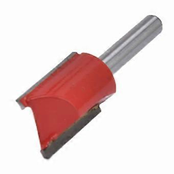 Rak Bit Förlängd 2 Flöjt Legering Stål Trimming Spårning CNC Träbearbetning Verktyg 1/4in Skaft 17mm ( )