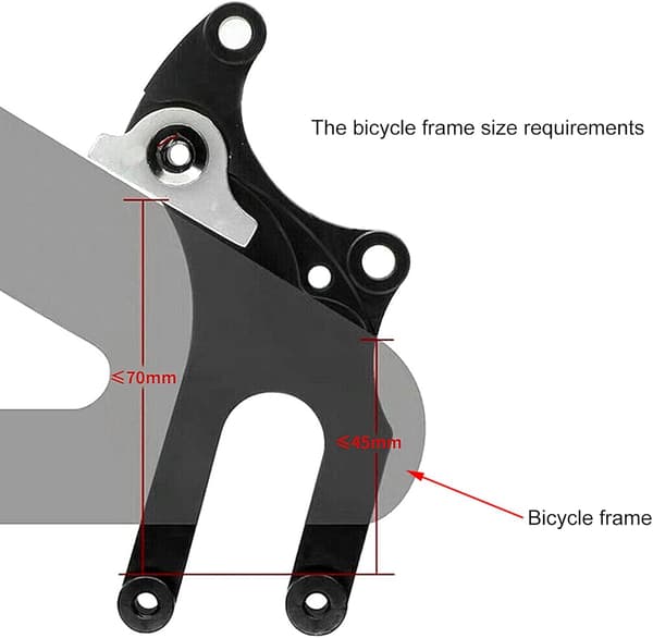 Cykel Skivbromsadapter, Cykelbroms Fast Sätadapter Conv