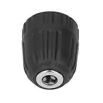 Slagbormaskin Chuck Krom Vanadium Stål ABS Bor Chuck Adapter Omformer 0,8-10 mm ( )