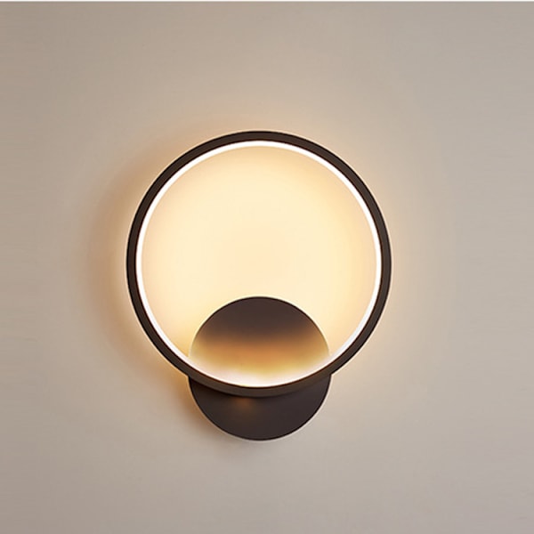 12W LED inomhus vägglampa, vit fyrkantig design vägglampa, varm