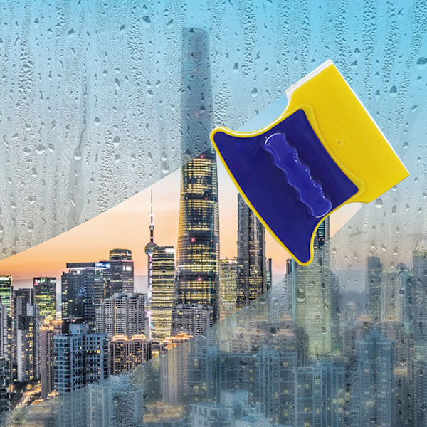 Square Magnetic Window Cleaner Dubbelsidig fönsterputs med 2