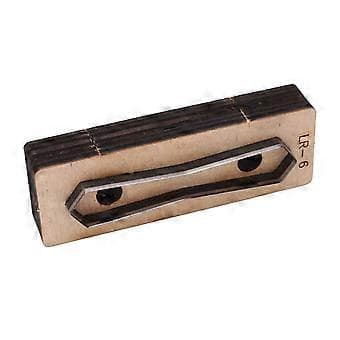 Læder metalskærestøbe DIY stempling stanseform legeret stål kunsthåndværk tilbehør LR 6 ( )