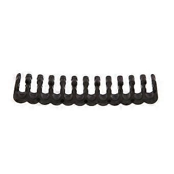PP Kabler Kam Klemme Klips Organizer Kommode til 2,5-3,2 mm PC Strømkabler Ledninger til PC GPU 4/8/6/24Pin Samle Klips Sort Black