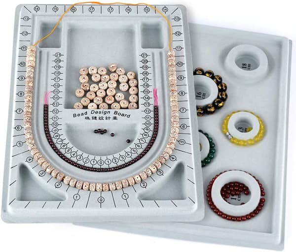 Perler Designbrett DIY Skiveplate for Smykker Perlearbeid Halskjede