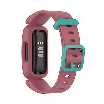 Silikoninen ranneke Fitbit Inspire 2 -kelloon Watermelon Red Green