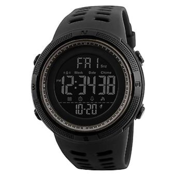 Elektronisk Digital Klocka Multifunktionell Modeklocka Casual Armbandsur För Män Pojkar Ny (Armygrön)