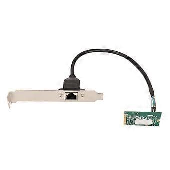 M.2 B M Server NIC Single Port Gigabit Internet Adapter 2.5G Plug and Play RJ45 Server Netværkskort til Windows 10 32 64bit ( )