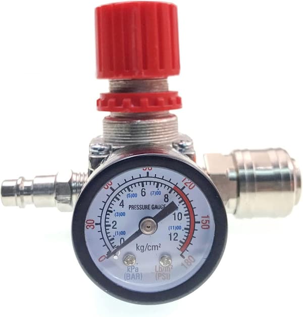 1/4\" luftkompressor trykregulator, 1/4\" pneumatisk trykregulator