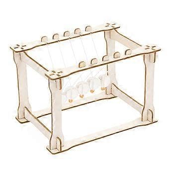 1 Sett med DIY Newtons Vugge Materiale DIY Vitenskapelig Leke Dynamikk Eksperimentsett