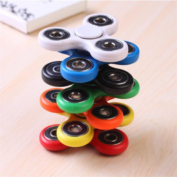 Set med 4 Fidget Portable Spinning Tops med High Performance Stre