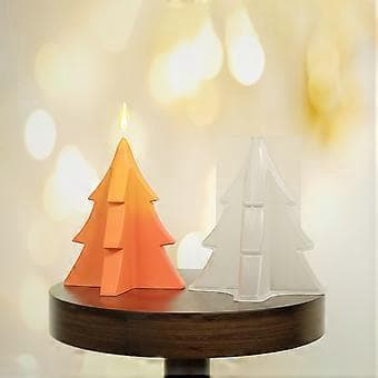 Lysforme til lysfremstilling Juletræ 3D Silikone Lys Resin Form Jul Ferie Epoxy Støbeforme Ornament 1