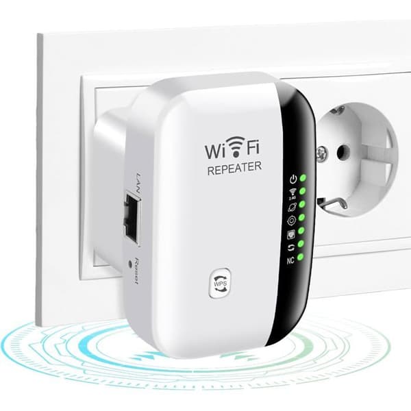 WiFi-repeater - DEBSY - 2,4 GHz - 300 Mbps - Räckvidd 50 m