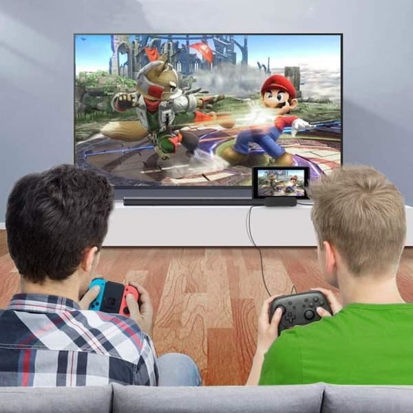 Adapter för Nintendo Switch - Bärbar Switch Dock TV Dock Ersättning för Nintendo Switch.