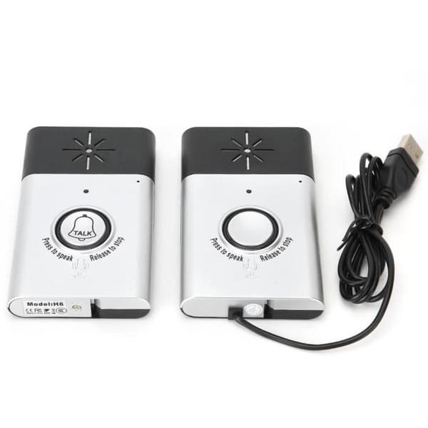 Intercom video intercom Dørklokke Intercom mini stemme dørklokke bærbar intercom sikkerhed hjem 2,4 GHz trådløs