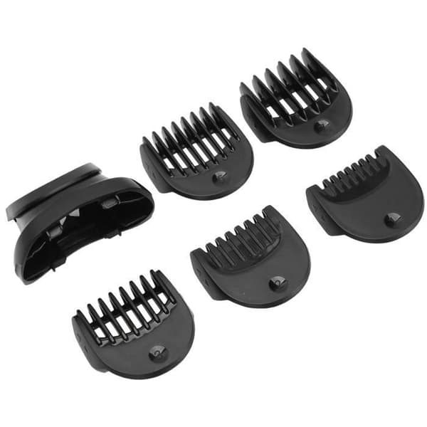 Eltrazorhoved - SURENHAP - Erstatning til Braun Series 3 - 5 dele - Kamguide - Sort ABS