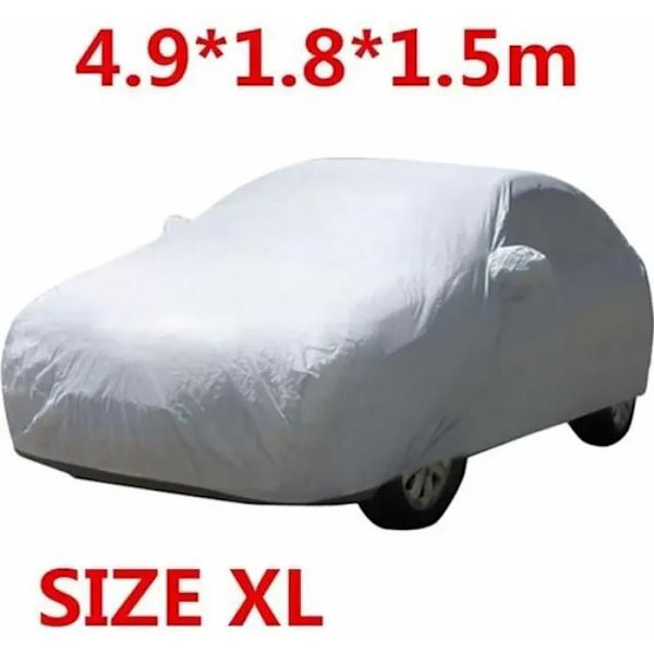 Suoja-peite - Auto - XL - Vesitiivis - Harmaa - Polyesteri