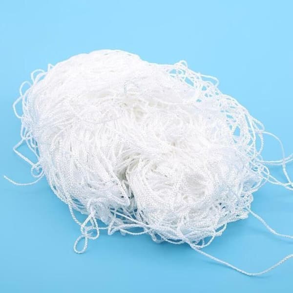 Nät för klätterväxter - Stort maskor - 1,6 x 5 m - Polyester - Vit Vit