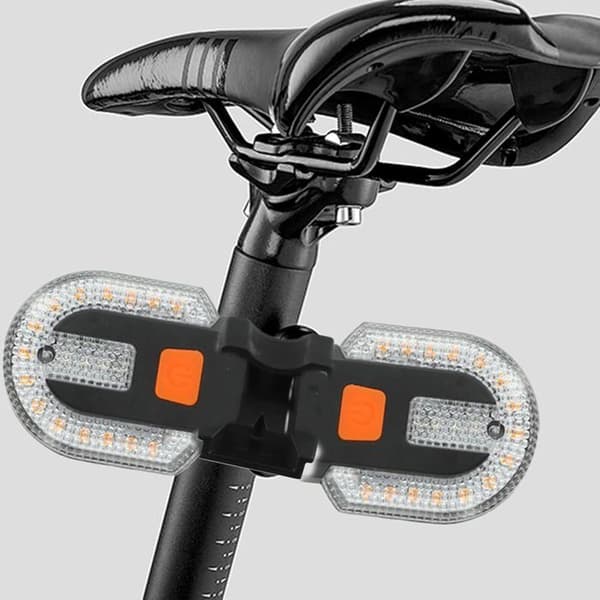 Cykellygte - Universel - Sort - Genopladelig USB - Side lydsignaler
