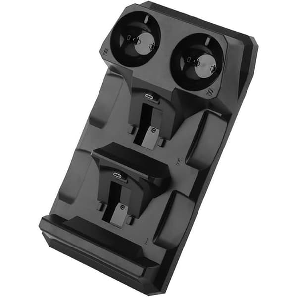 4-i-1 hurtigopladningsstation - DOK - PS Move controller oplader - Trådløs - Sort