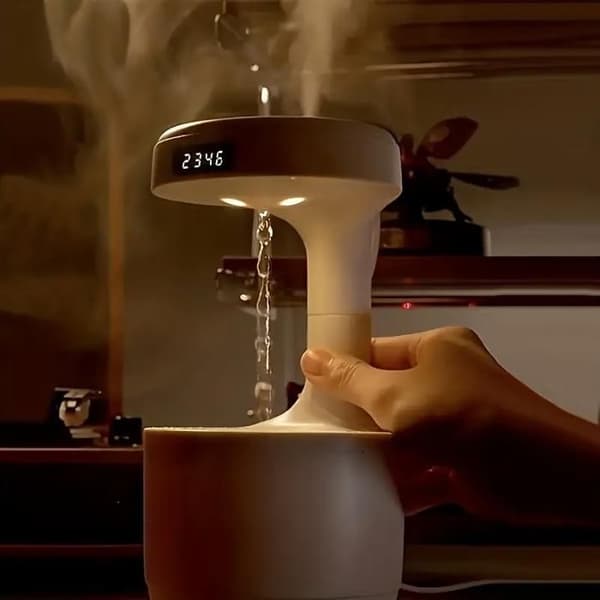 Luftfugter - Antigravity - 800 ml - Genopladelig USB - LED urdisplay