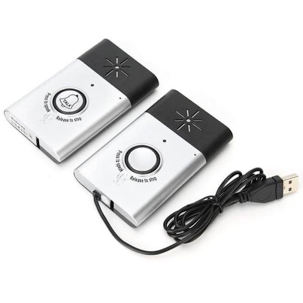 Intercom video intercom Dørklokke Intercom mini stemme dørklokke bærbar intercom sikkerhed hjem 2,4 GHz trådløs