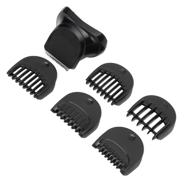 Eltrazorhoved - SURENHAP - Erstatning til Braun Series 3 - 5 dele - Kamguide - Sort ABS