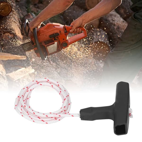Startkabel til motorsav - ULISEM - STIHL 038/MS380/MS381 - Sæt med 5 dele - Holdbart ABS - Universalkabel