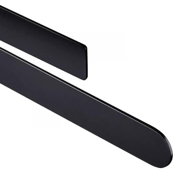 Håndklædeholder - 37 cm (L-form) - Rustfrit stål SUS304 - Sort - Montering uden boring Svart