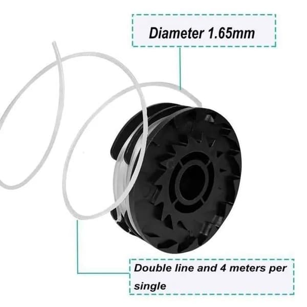 Nylontrådspole - PRTA 20-Li - Pack 6 - 2 x 8,3 m - Ø 1,65 mm