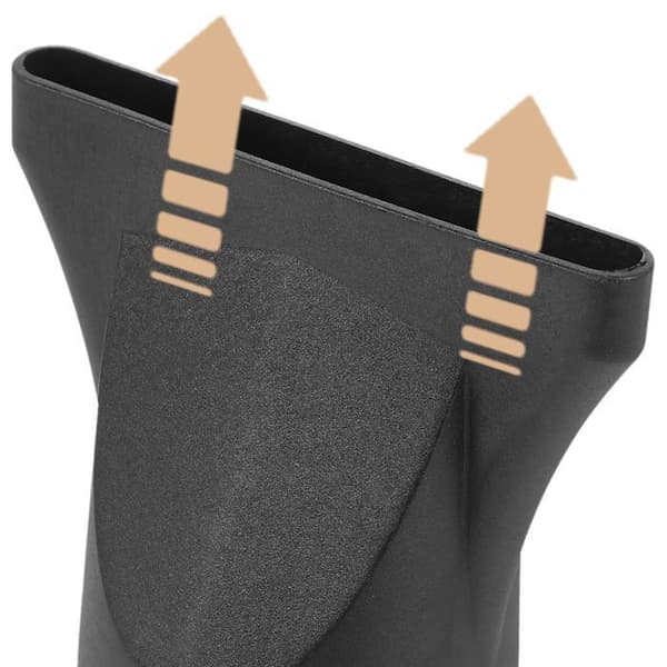 Diffuser / dyse til hårtørrer - AUCUNELY - Sæt af 2 - Sort - Højtemperatur nylon - Kompatibel Ø 4,35–4,5 cm svart