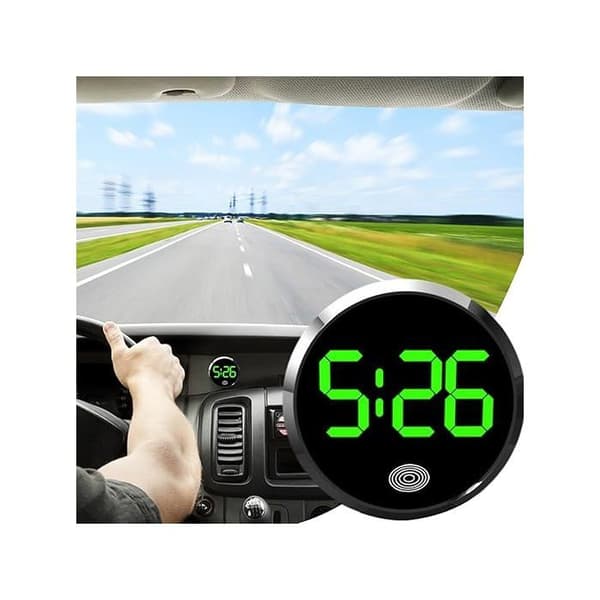 Biltilbehør - XVX - Dashboardur - Sort - Dobbeltklæbende tape - Ventilationsklip