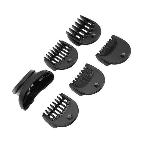Eltrazorhoved - SURENHAP - Erstatning til Braun Series 3 - 5 dele - Kamguide - Sort ABS