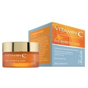 Arganicare Silmänympärysvoide, jossa on C-vitamiinia, peptidejä ja hyaluronihappoa - 30 ml