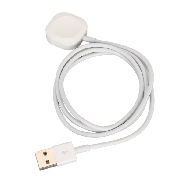Uroplader til Apple Watch Series 8 7 6 5 4 3 2 1 SE Bærbar USB Magnetisk Trådløs Uropladningsledning til Hjem Rejse Kontor Hvid